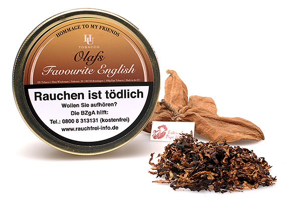HU-tobacco UP Olafs Favourite English Pfeifentabak 100g Dose